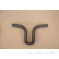 Railway steel spring clip for fastener